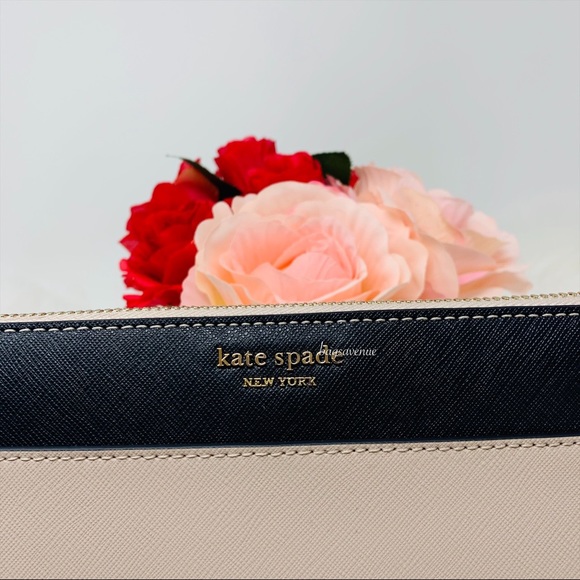 Kate spade large continental wallet Cameron beige - Picture 2 of 8